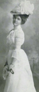 My 3rd great-grandmother Mary Ann “Mamie” McMaster on her wedding day 12 Mar 1891